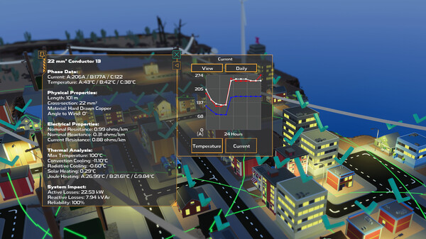 Screenshot z Power Network Tycoon