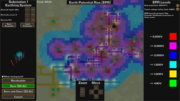 Screenshot z Power Network Tycoon