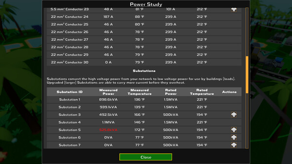 Screenshot z Power Network Tycoon
