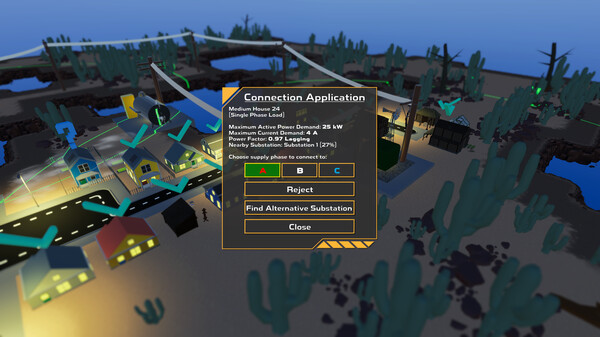 Screenshot z Power Network Tycoon