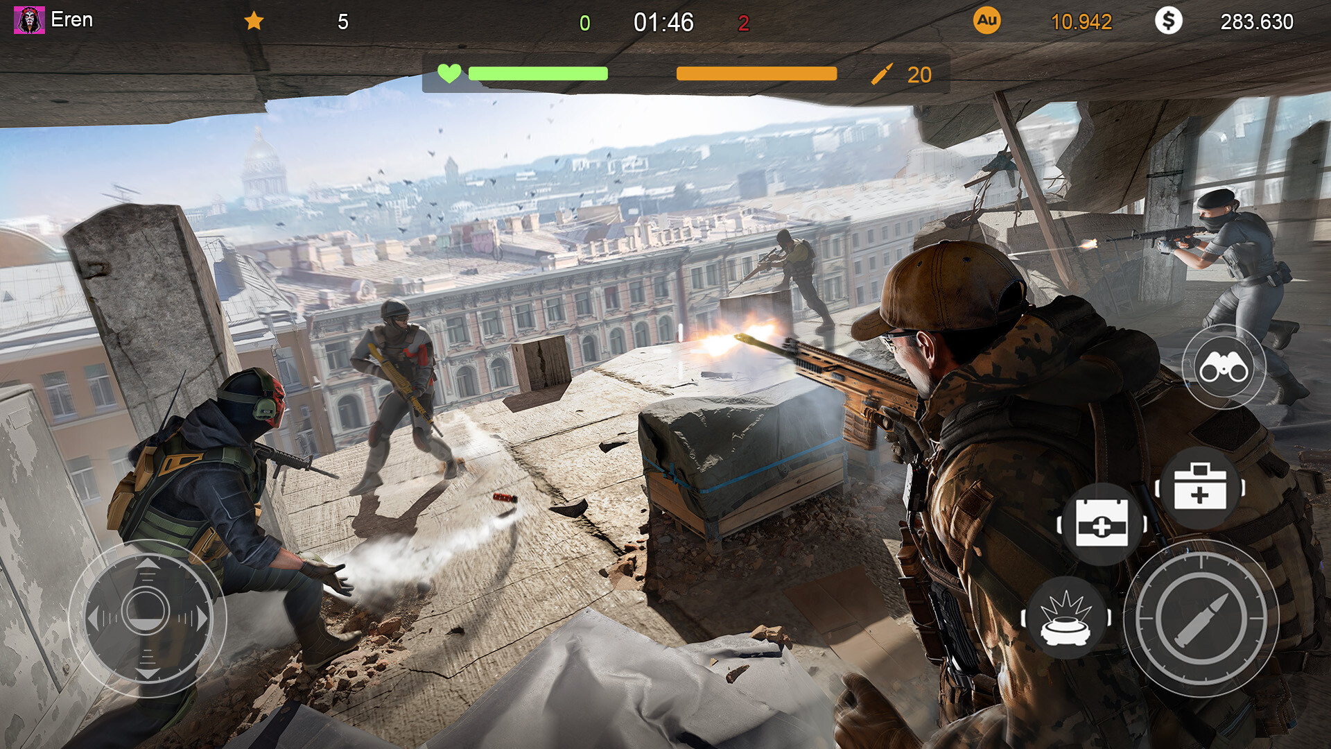 Code of War Gun Shooting Games screenshot 2