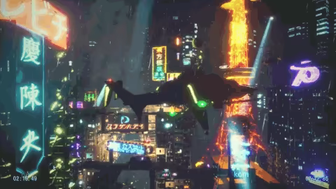 Cyber NINJA that Climbs the City video 1