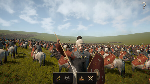 Screenshot of Ad Victoriam gameplay showing in-action mechanics