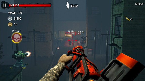 Zombie Hunter: D-Day - SS-ranked Armament "TURRET-M"