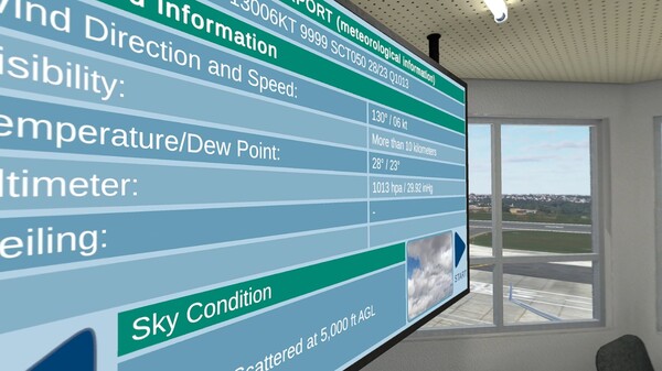 Screenshot z V-Air Traffic Control
