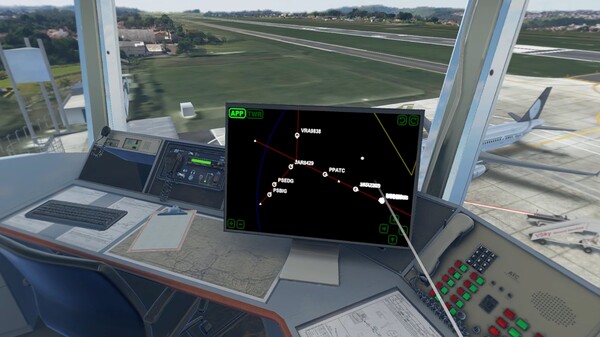 Screenshot z V-Air Traffic Control