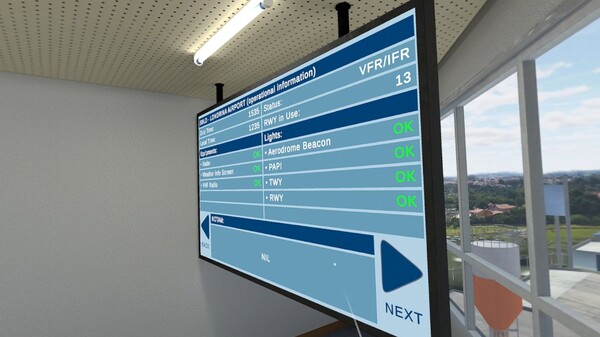Screenshot z V-Air Traffic Control