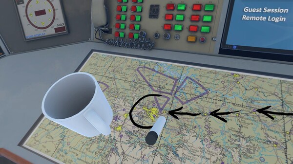 Screenshot z V-Air Traffic Control