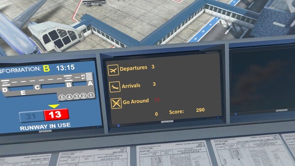 Screenshot z V-Air Traffic Control