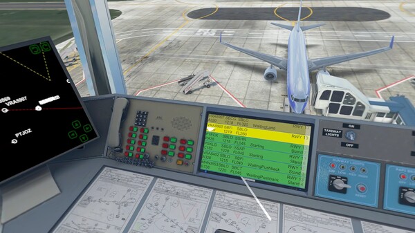 Screenshot z V-Air Traffic Control