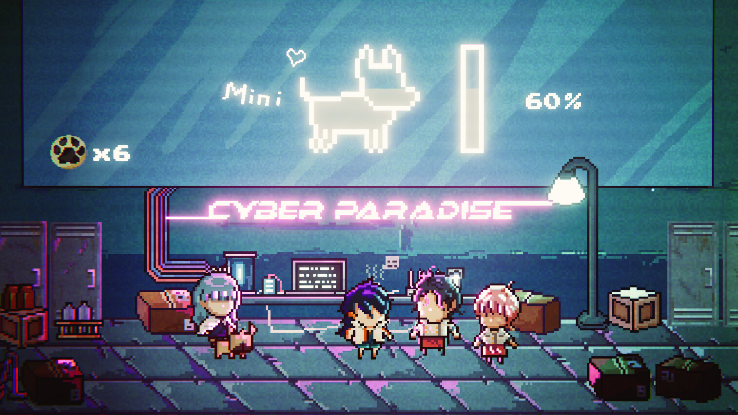 #8. Cyber Paradise (Steam) 由: DDmeow Games