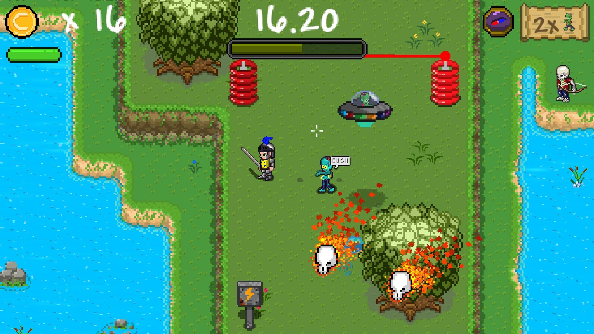 #6. Time Knight VS. Zombies (Steam) di: FrogInThePot