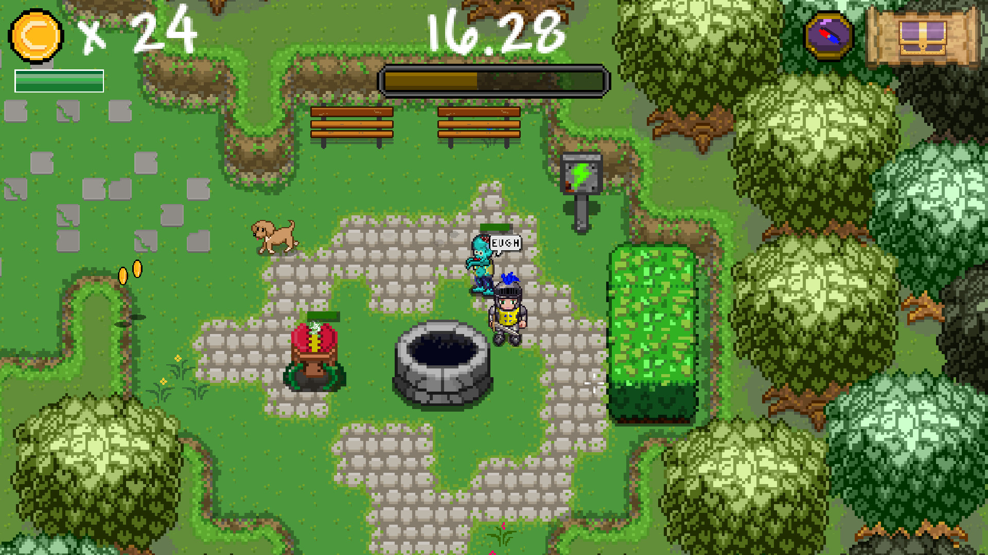#1. Time Knight VS. Zombies (Steam) di: FrogInThePot