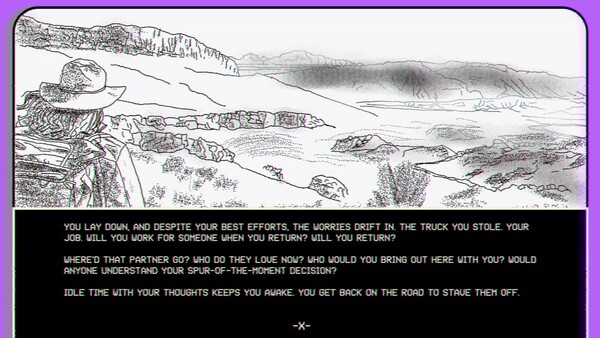 Screenshot z Broke Signal Badlands: A World of Desert Adventure