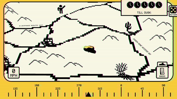 Screenshot z Broke Signal Badlands: A World of Desert Adventure