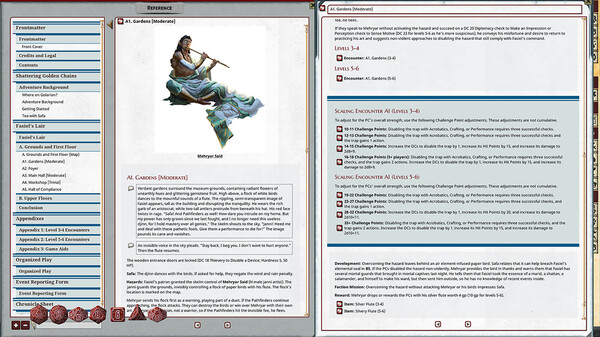 Fantasy Grounds - Pathfinder 2 RPG - Pathfinder Society Scenario #4-14: Shattering Golden Chains
