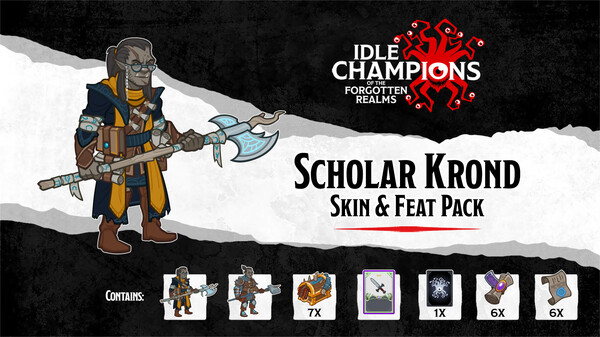Idle Champions - Scholar Krond Skin & Feat Pack