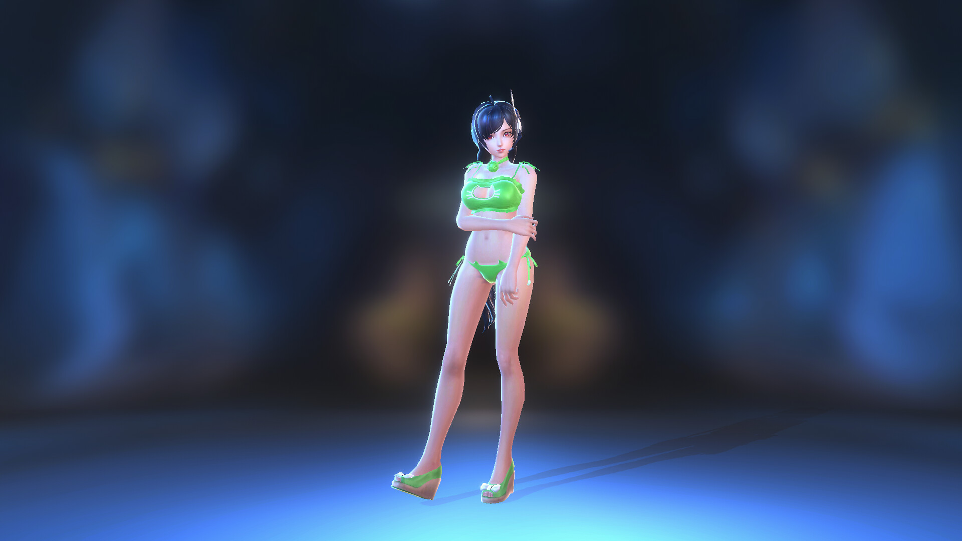 Angel Legion-DLC Cute Kitty (Green) Featured Screenshot #1