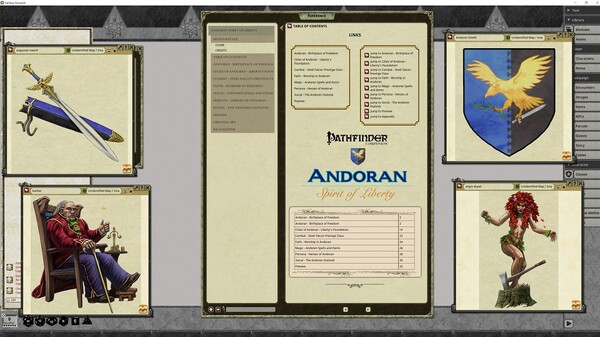 Fantasy Grounds - Pathfinder RPG - Player Companion: Andoran Spirit of Liberty