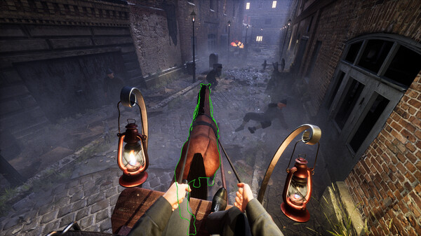 Screenshot of London Cab gameplay showing in-action mechanics