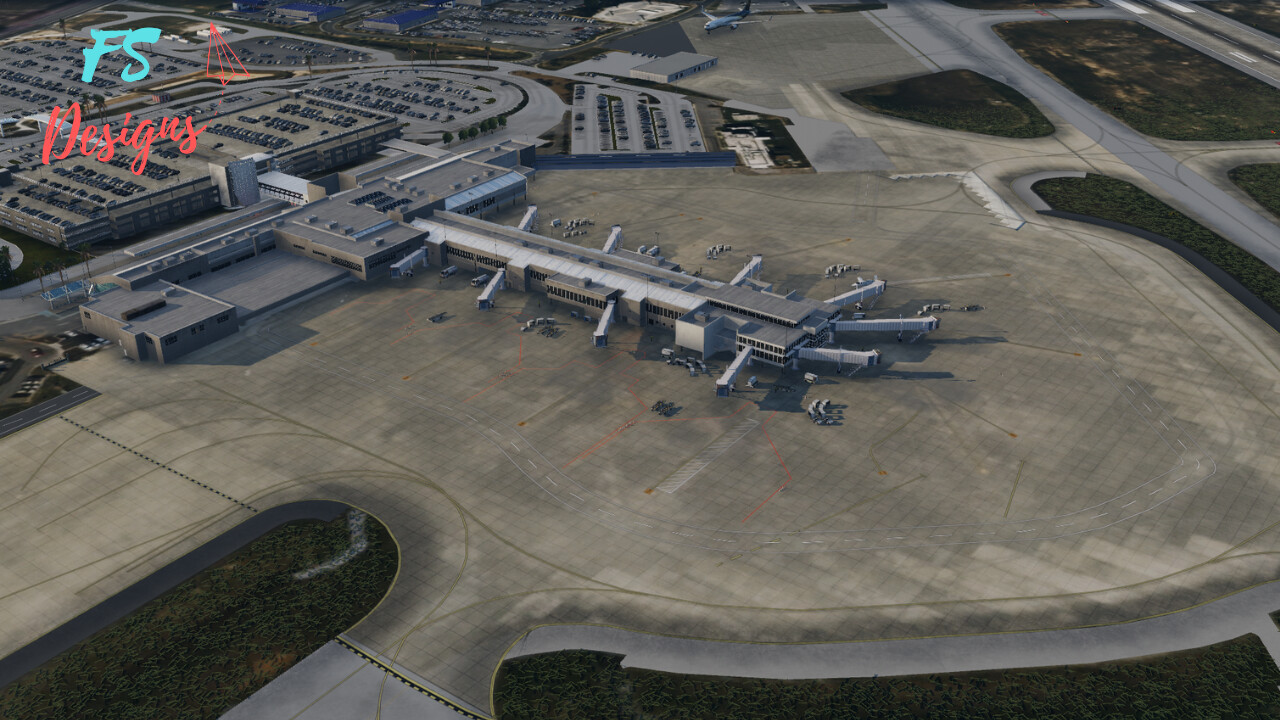 X-Plane 12 Add-on: FSDesigns - Pensacola International Airport Featured Screenshot #1
