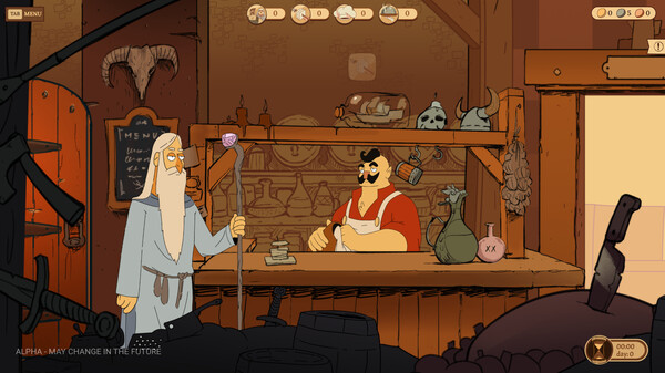 Screenshot of Tavern Ventures: Guilds & Tales gameplay showing in-action mechanics