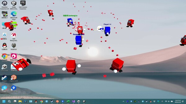 Desktop Cube-Man Triple Exp screenshot 1