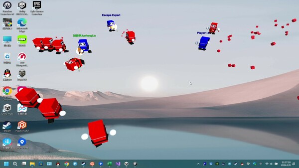 Desktop Cube-Man Triple Exp screenshot 2
