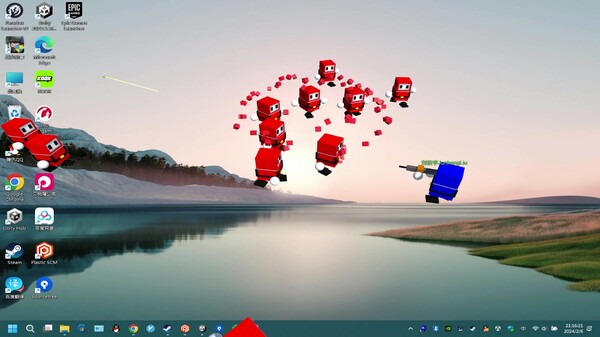Desktop Cube-Man Triple Exp screenshot 3