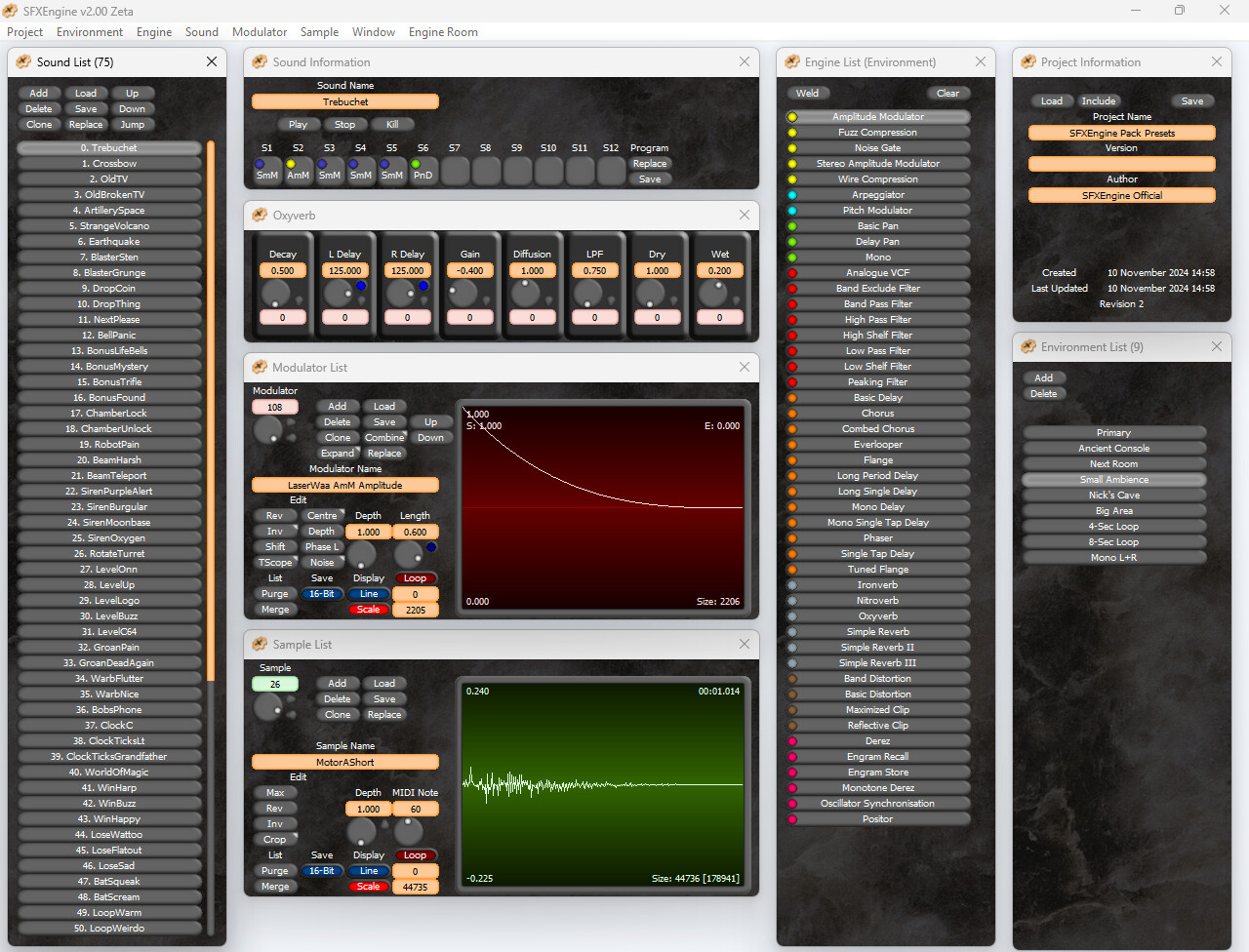 SFXEngine screenshot 1