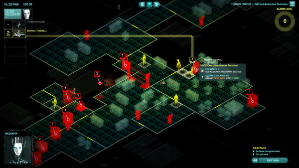 Invisible, Inc. screenshot