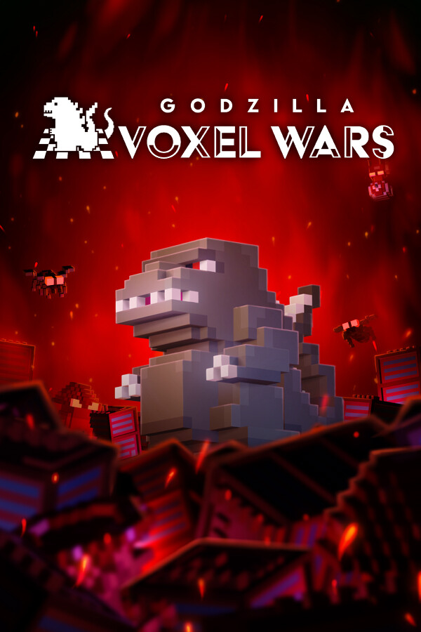 Capa de Godzilla Voxel Wars