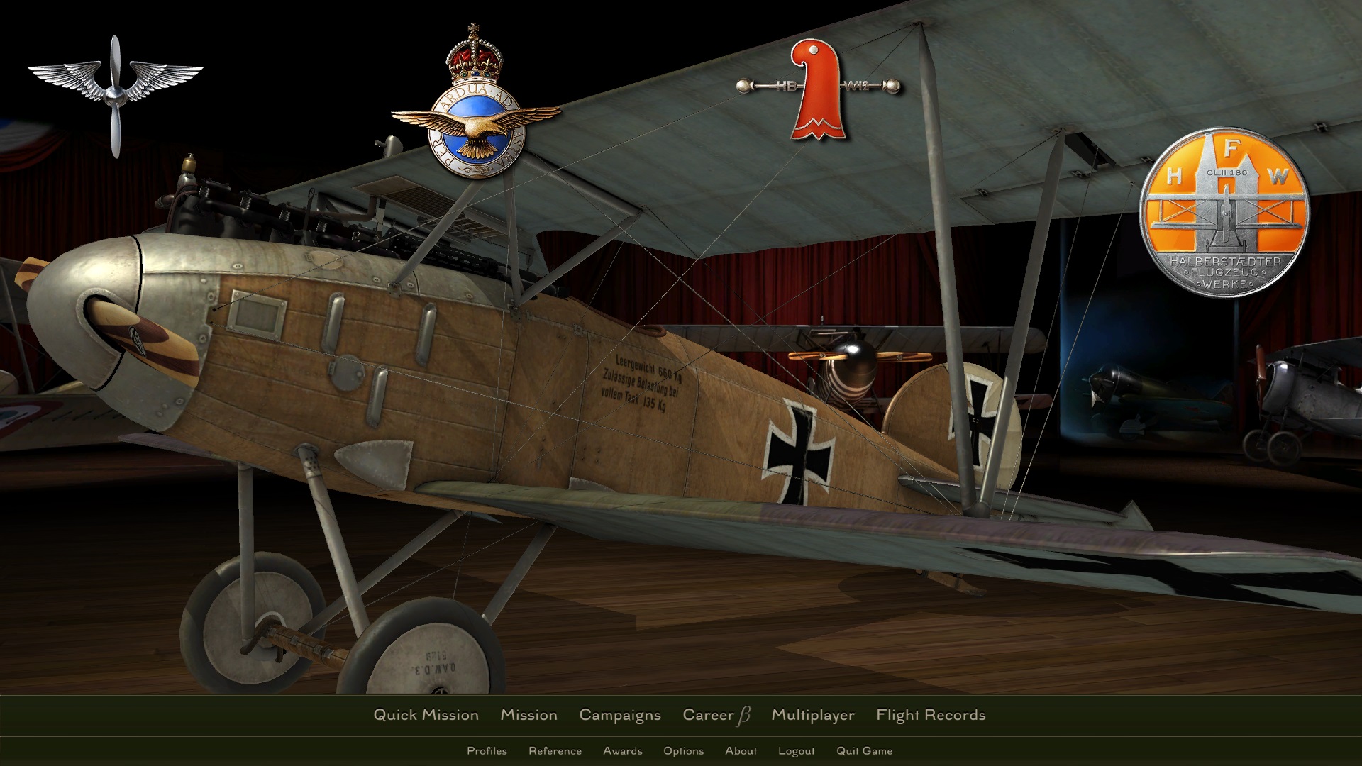 screenshot of Rise of Flight United 14