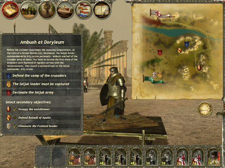 Screenshot z Crusaders: Thy Kingdom Come