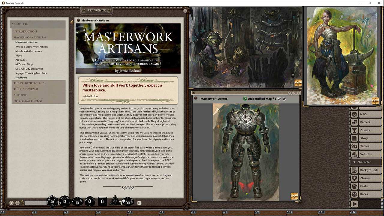 Fantasy Grounds - Arcadia Issue 016のスクリーンショット 1