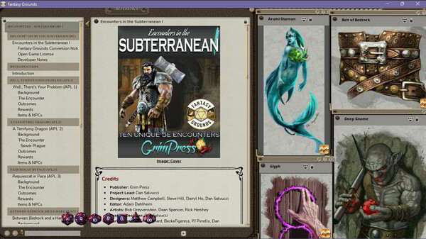 Fantasy Grounds - Encounters in the Subterranean I