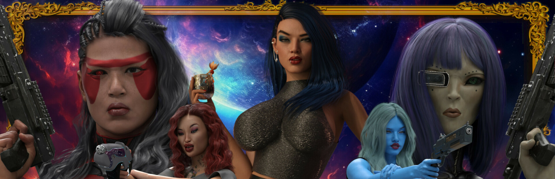 The Galactic Harem Handbook: Chapter 1 - NSFW Sci-Fi Porn