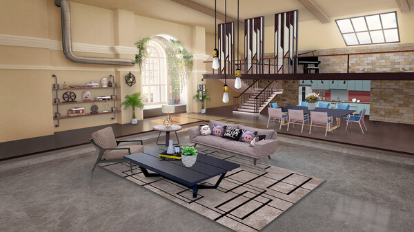 Home Designer Makeover Blast - Jason's Industrial Loft