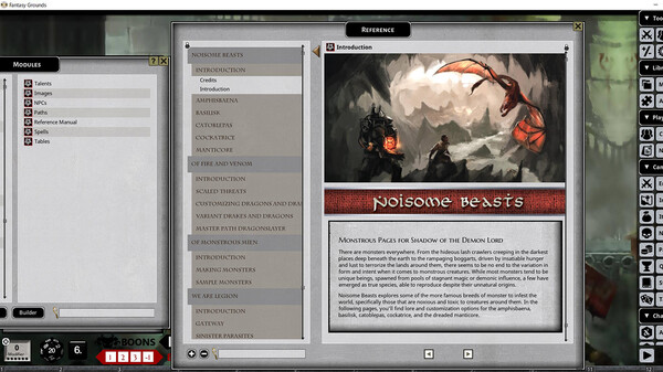 Fantasy Grounds - Shadow of the Demon Lord Monstrous Pack 6 - The Remainder
