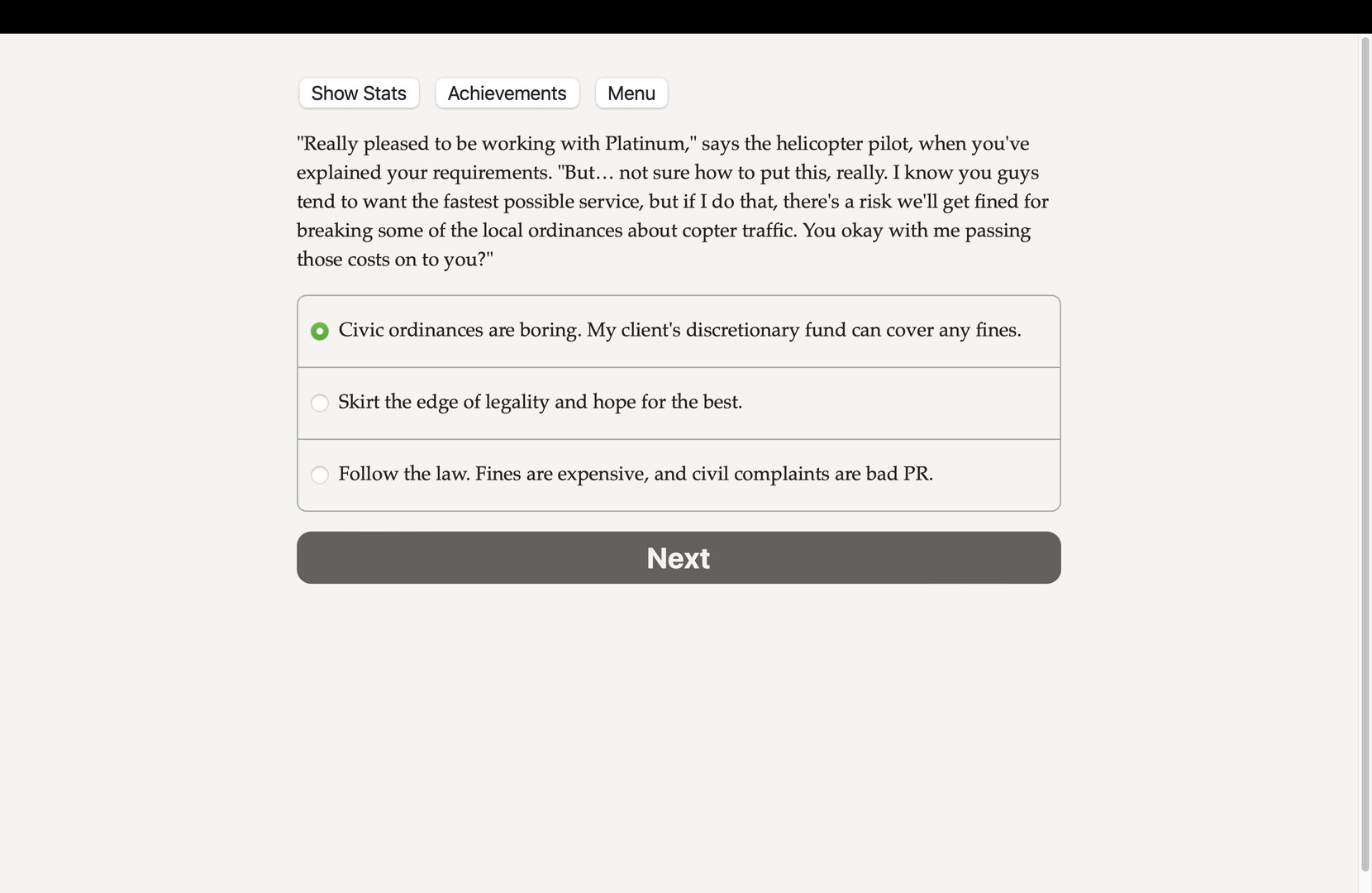 Elite Status: Platinum Concierge Featured Screenshot #1