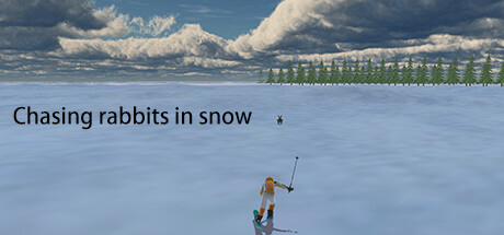 Chasing rabbits in snow Cover Image