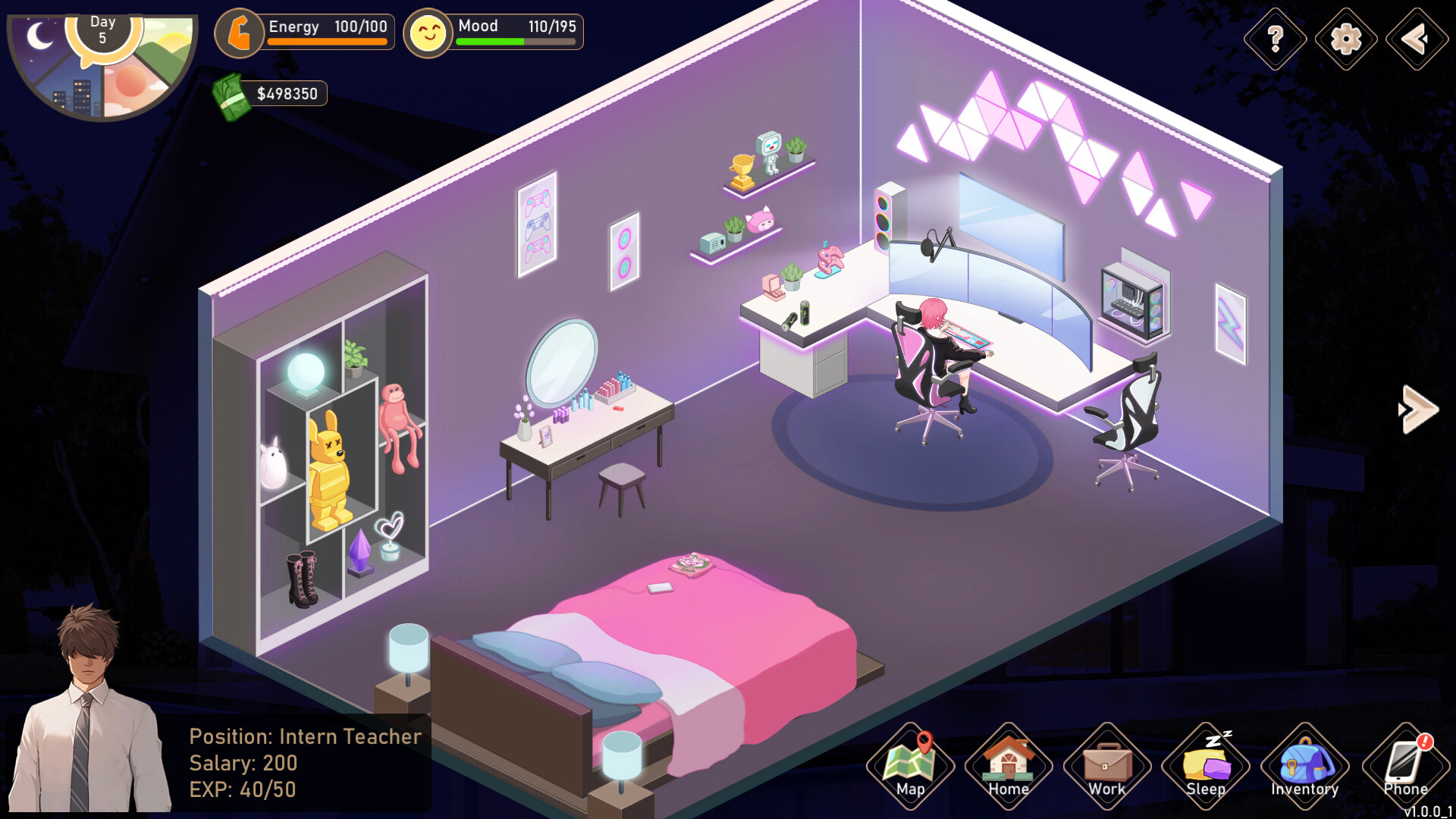 screenshot of Love n Life: Lucky Teacher 3