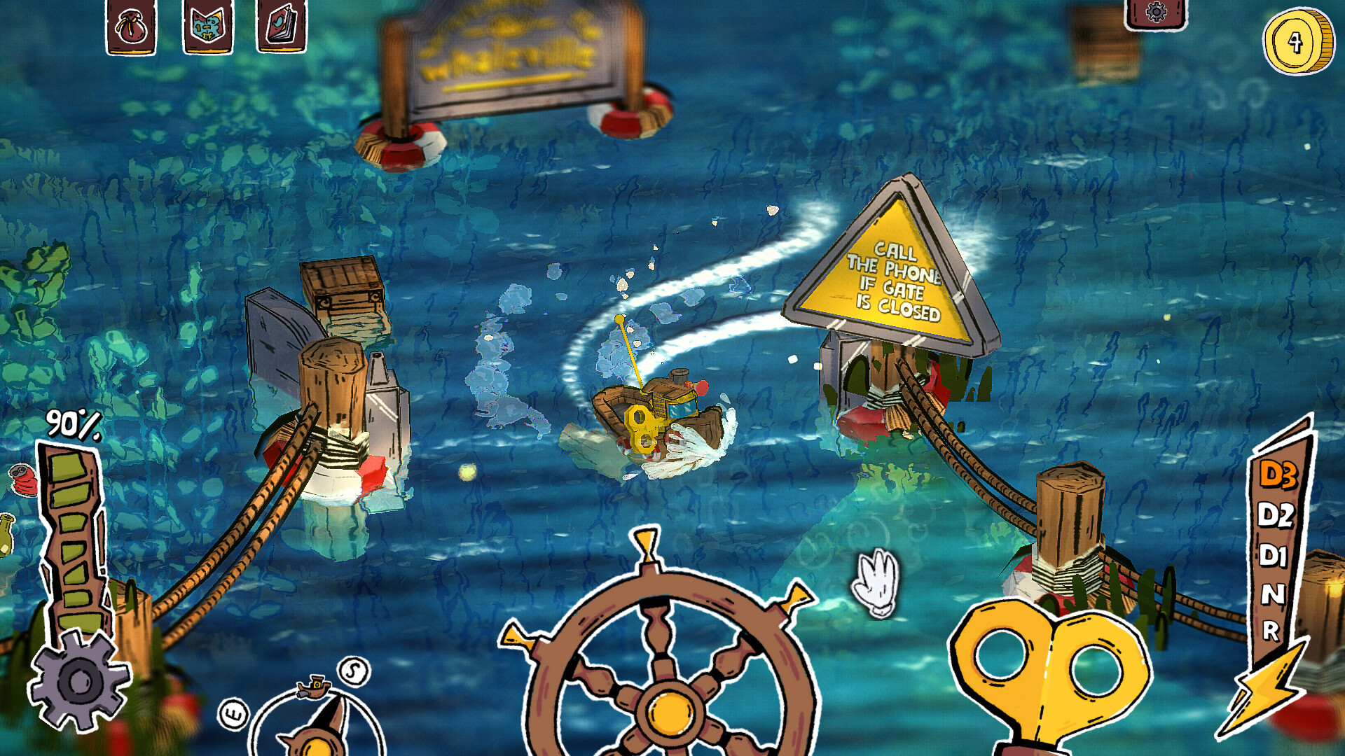 Скриншот игры Completely Fictional Story About a City Inside a Whale - 1