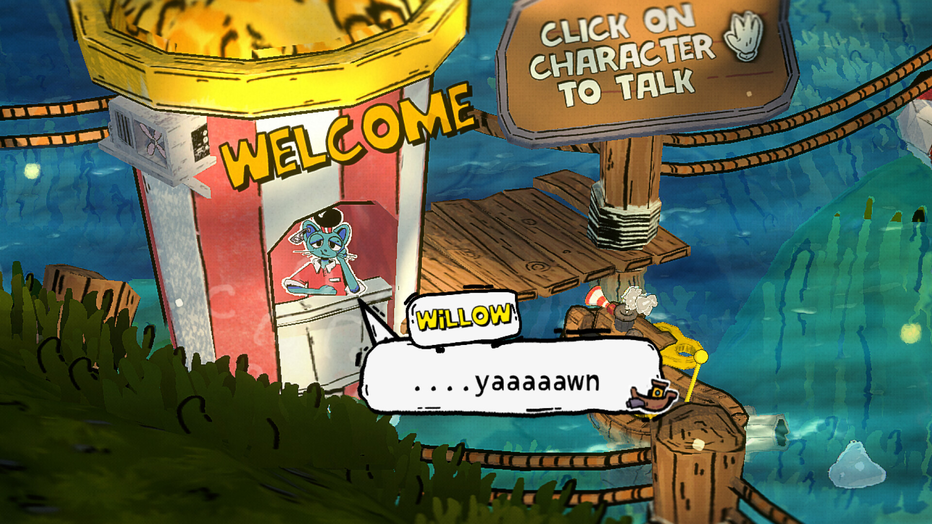 Скриншот игры Completely Fictional Story About a City Inside a Whale - 2