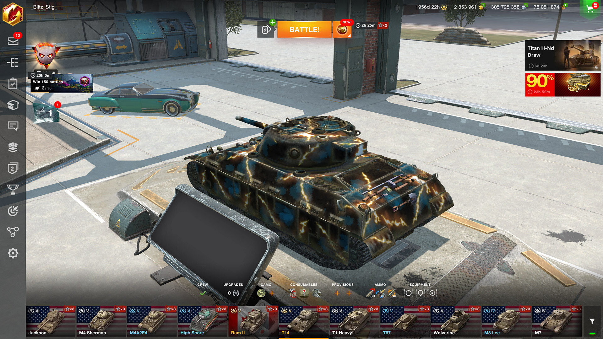 Скриншот World of Tanks Blitz - Welcome Bundle — кадр 3