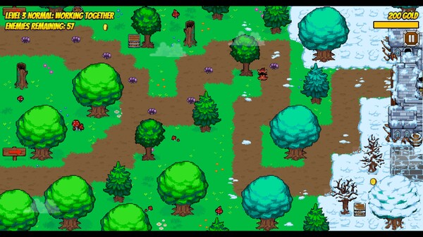 Guard the Tower! game for Linux 1