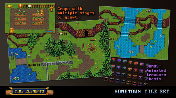 RPG Maker VX Ace - Time Elements - Hometown Tileset