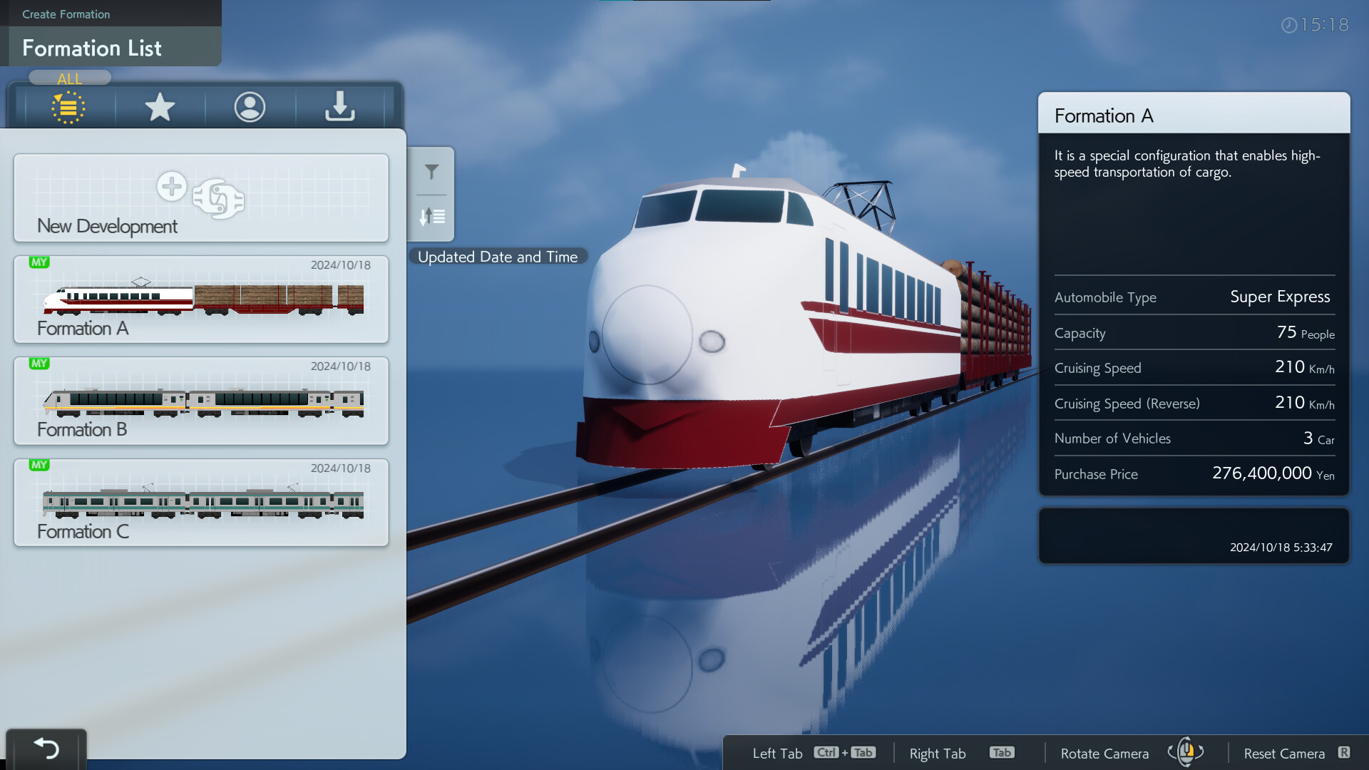 screenshot of A-Train9 TRAIN CONSTRUCTION 7