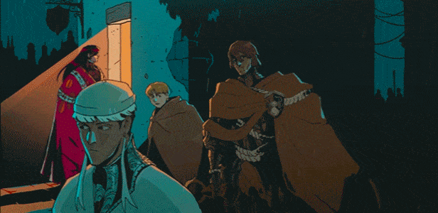 PRESENTATION - Crown Gambit 1 parallaxe entree taverne 30fps min 1 | RPG Jeuxvidéo