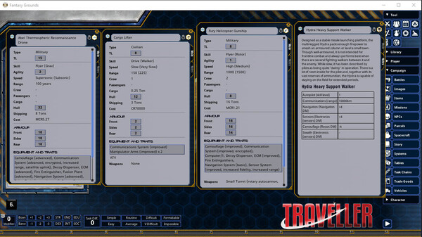 Fantasy Grounds - Vehicle Handbook